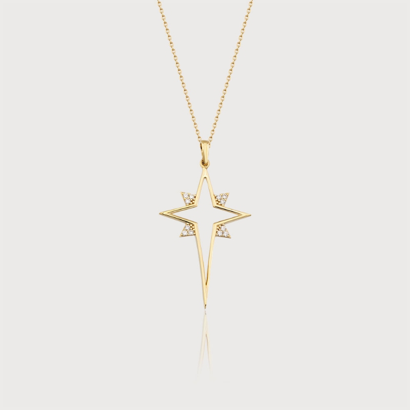 Night Sky Star Gold Necklaces