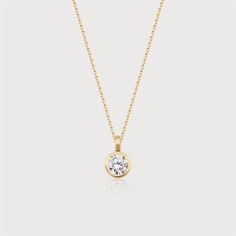 Dreamy Circle Gold Necklaces