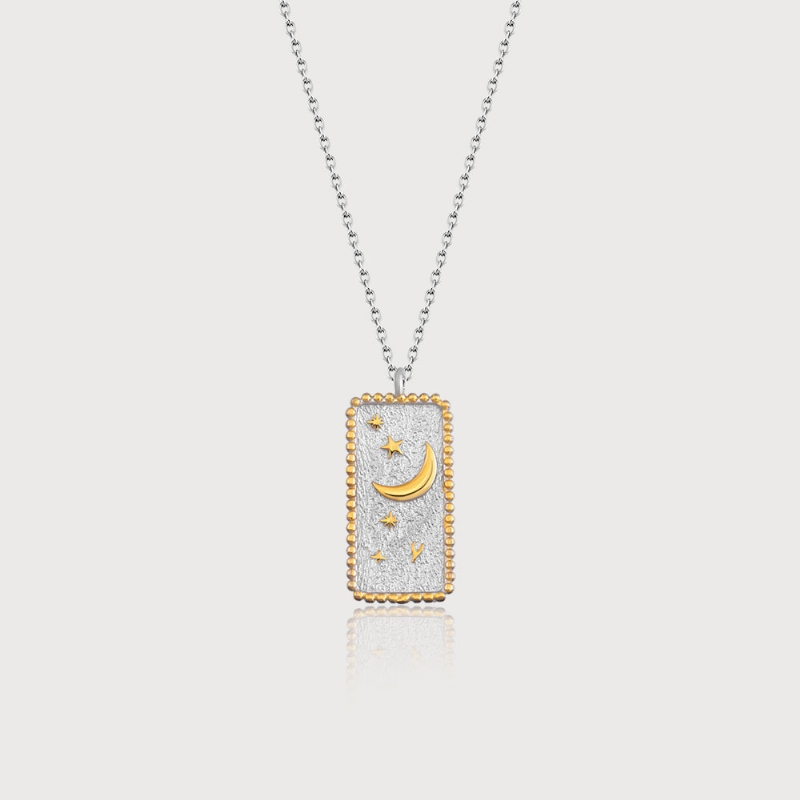 Utus Radiance Silver and Gold Necklace