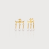 Crown of Inanna Gold Earrings