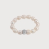 Elara Pearls White Bracelets