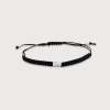 Sumerian Mythic Unity "B" Black Silver Bracelets
