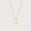 Dainty Droplet Gold Necklaces 0,8 cm