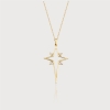 Night Sky Star Gold Necklaces